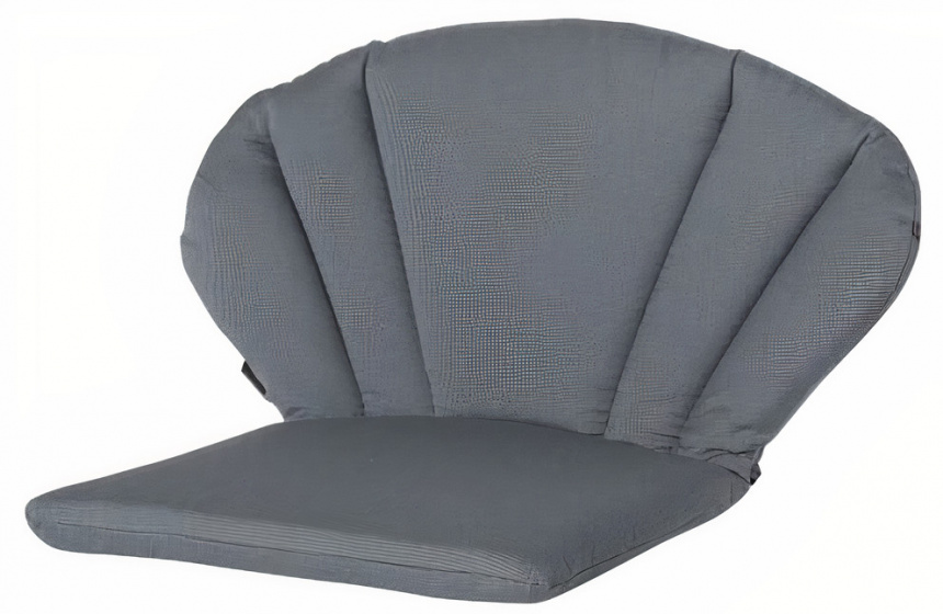 Madison podsedák na stoličku Elegance Rib 91 x 70 cm dralon sivý