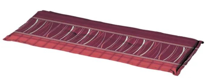 Madison vankúš záhradné lavice Lines 180 x 48 x 7 cm polybavlna červená