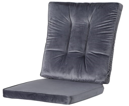 Madison podsedák záhradné kreslo Velvet 46 x 95 cm šedý 2-diel