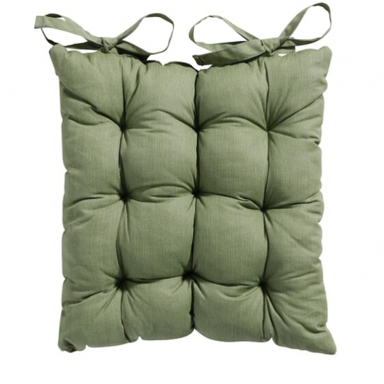 Madison podsedák 46 x 46 x 6 cm bavlna/polyester zelená