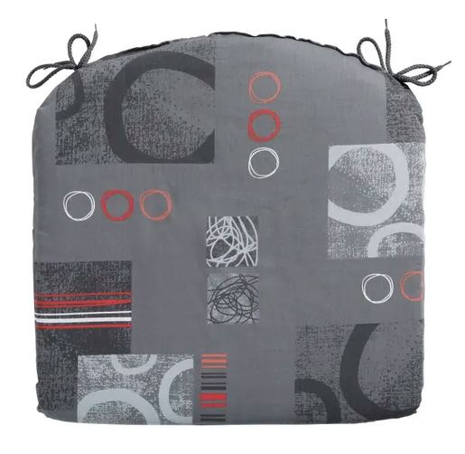 Madison podsedák Bob 46 x 48 cm bavlna/polyester sivá