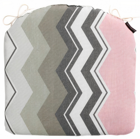 Madison podsedák Chris 46 x 48 cm bavlna/polyester ružová