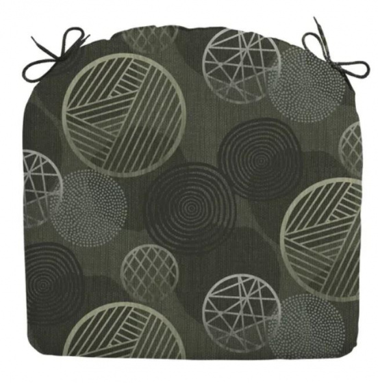 Madison podsedák Kruh 46 x 48 cm bavlna/polyester zelená
