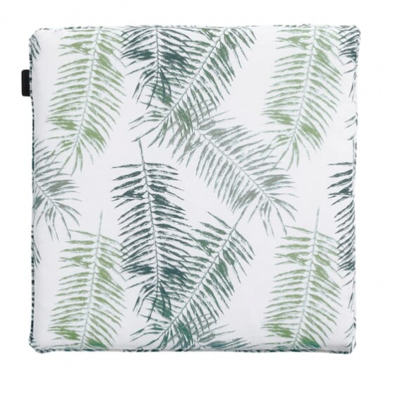 Madison podsedák Flora 50 x 50 cm bavlna/polyester biela/zelená