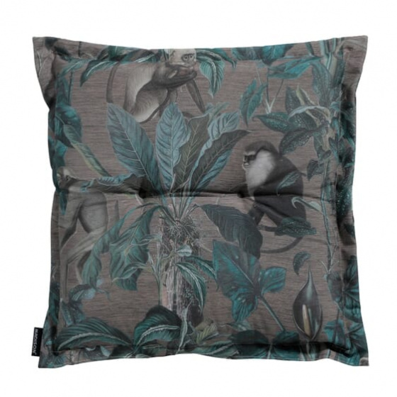 Madison podsedák Floris 50 x 50 cm polybavlna zelená/taupe