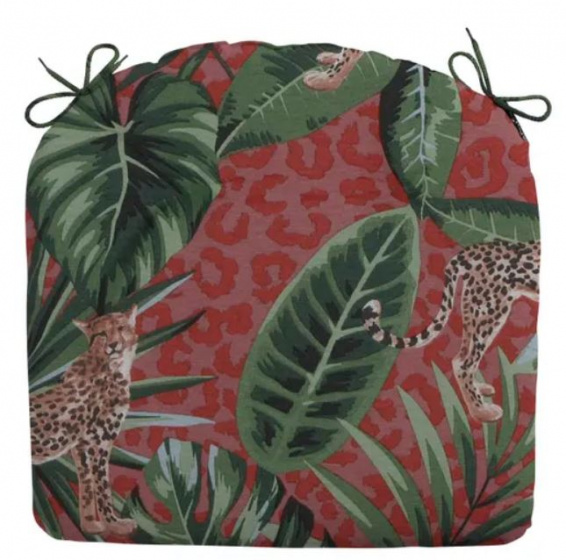 Madison podsedák Lenny 46 x 48 cm bavlna/polyester červený