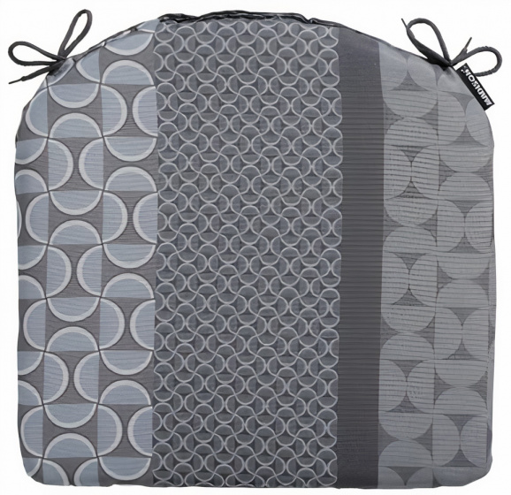 Madison podsedák Pasa 46 x 48 cm bavlna/polyester sivá