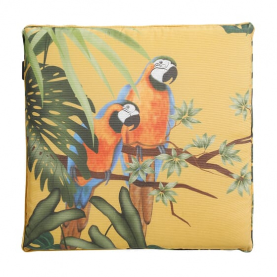 Madison podsedák Riff 50 x 50 cm bavlna/polyester žltý