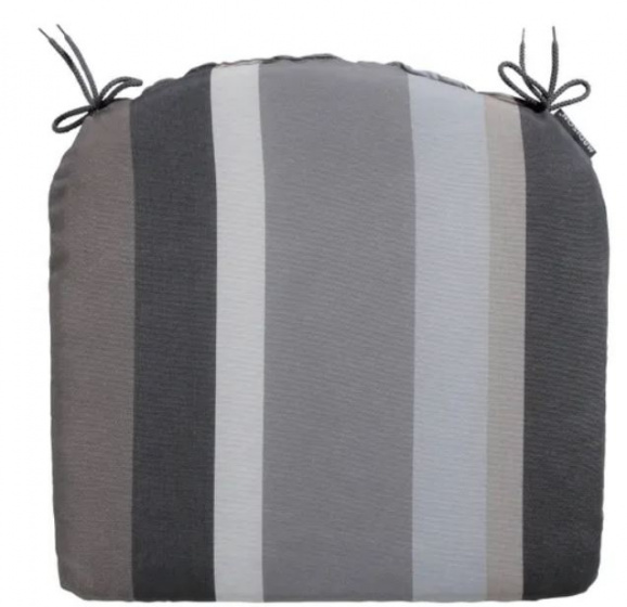 Madison podsedák Stripe 46 x 48 cm bavlna/polyester sivá