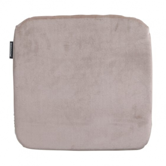 Madison podsedák Velvet 40 x 40 polybavlna taupe