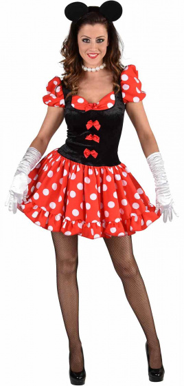 Magic Design šaty Sexy myška polyester červená veľkosť XL