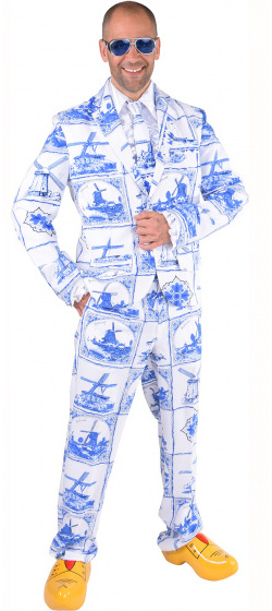 Magic Design kostýmový oblek Oblek magic pánsky polyester modrý veľ. XXL