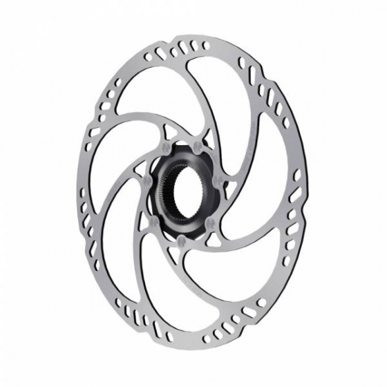Magura remschijf mdr c c 203 mm center lock aluminium zilver