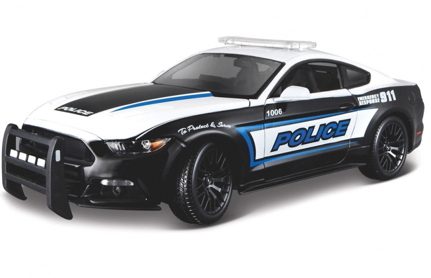 Maisto auto Ford Mustang GT Polica USA 25 cm čierne