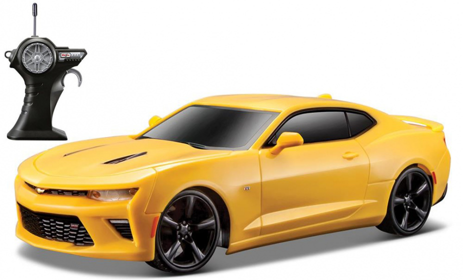 Maisto auto Rc Chevrolet Camaro S 1:14 žltý 27Mhz