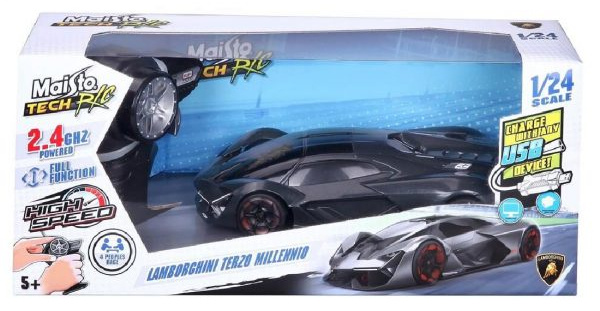 car RC Lamborghini Terzo 1:24 black 2-parts