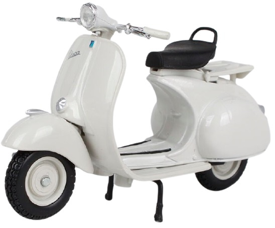 Maisto miniatúrny skúter Vespa 150 (1956) 1:18 biely