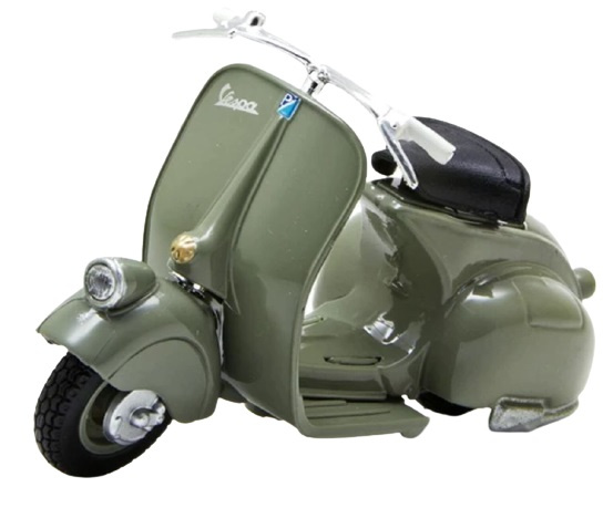 Maisto miniatúrna kolobežka Vespa 98 1:18 tmavo zelená