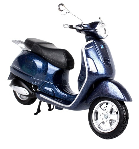 miniature scooter Vespa Granturismo 1:18 dark blue