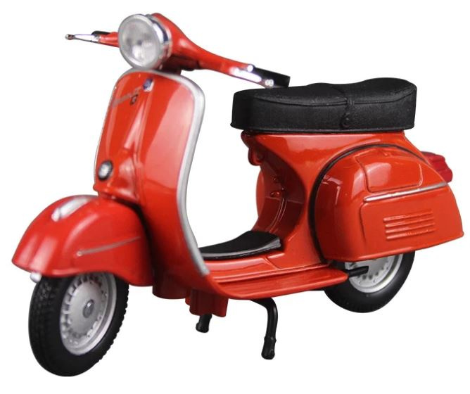 Maisto miniatúrna kolobežka Vespa GTR 1:18 červená