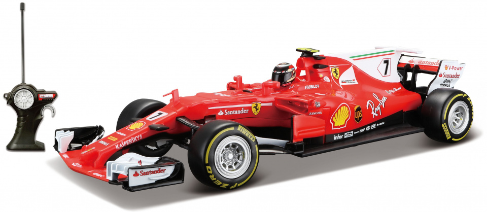 Maisto pretekárske auto Ferrari SF70H F1 #7 Kimi Raikkonen 2017 1:24 červené