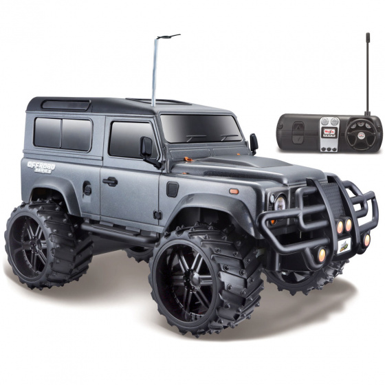 Maisto auto Tech 1Land Rover Defender:16 27/40 MHz sivý