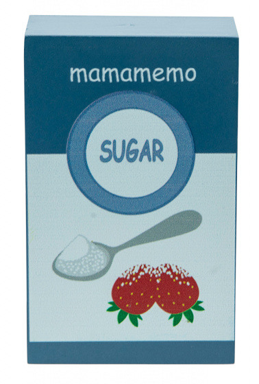 Mamamemo pack sugar 10 cm wood light blue/white