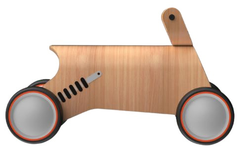 Mamatoyz loopwagen bold junior 60 x 34 cm hout naturel