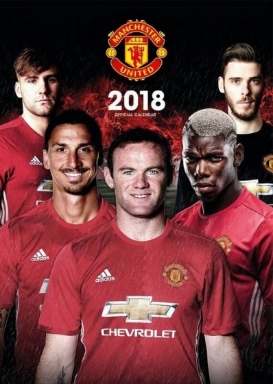 Manchester United kalender 2018 official 30 x 42 cm
