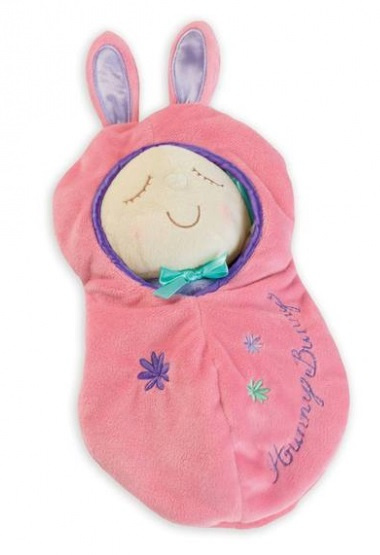cuddly toy Hunny Bunny plush pink 15 cm