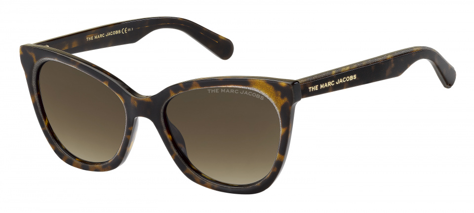 Marc Jacobs slnečné okuliare 500/S dámske kat. 3 mačacie oko hnedé/čierne