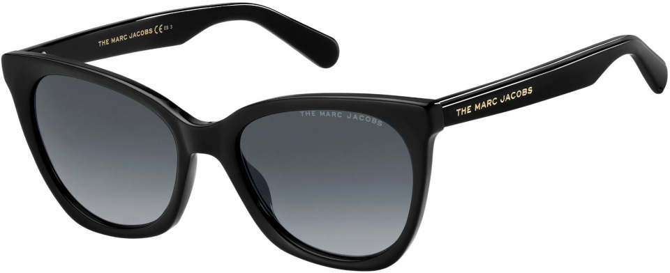 Marc Jacobs slnečné okuliare cat-eye dámske kat. 3 nylonové čierne (500/S)