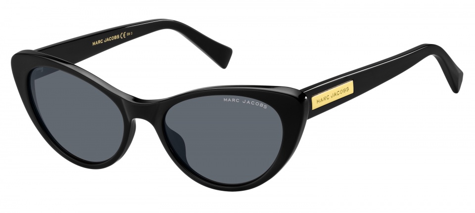 Marc Jacobs slnečné okuliare 425/S dámske mačacie oči čierne