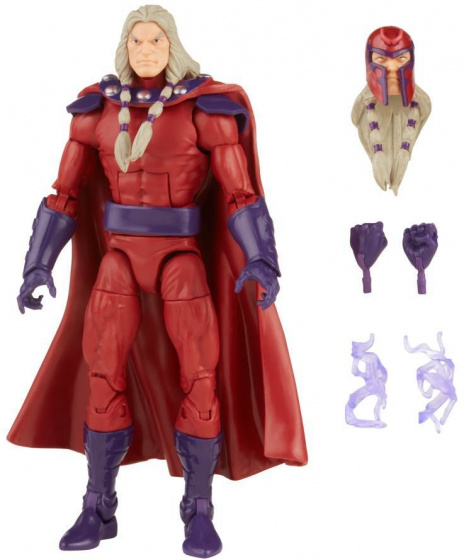 Marvel actiefiguur magneto junior 15 cm rood/paars 6 delig