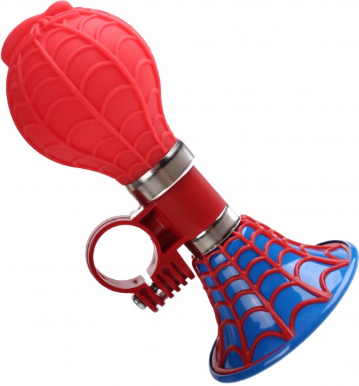 klaksón na bicykel Spider-Man 13 cm červená/modrá