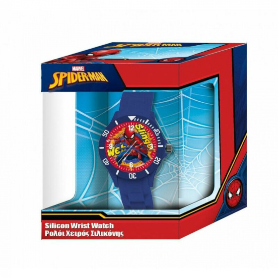 watch Spiderman boys silicone blue
