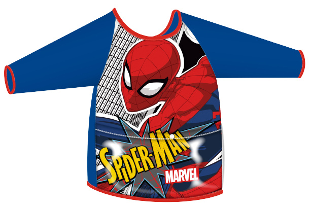 Marvel kliederschort spider man polyester blauw/rood one size