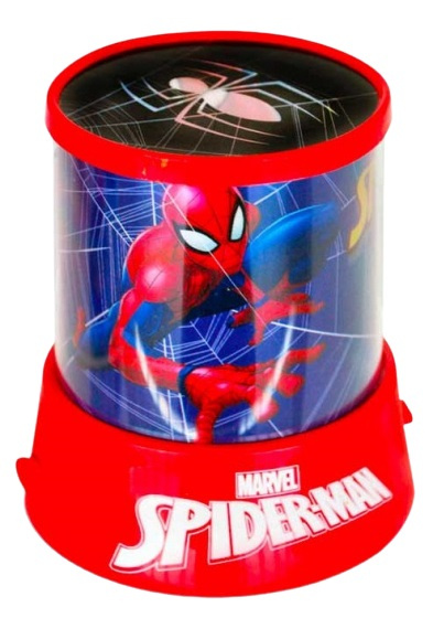 Marvel nočné svetlo Spider-Man junior 12 x 11 x 11 cm modrá/červená