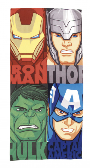 Marvel strandlaken avengers 70 x 140 cm microfiber