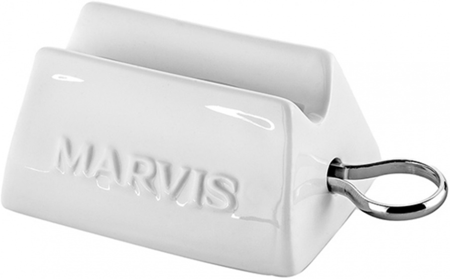 Marvis stláčač tuby na zubnú pastu 10,8 x 5,7 cm porcelánová biela
