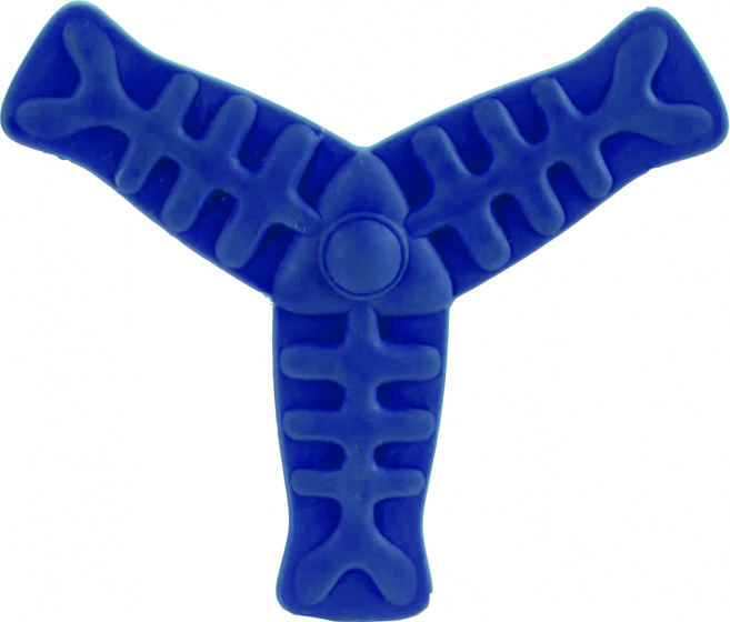 chew toy 19 x 19 x 1,5 cm blue