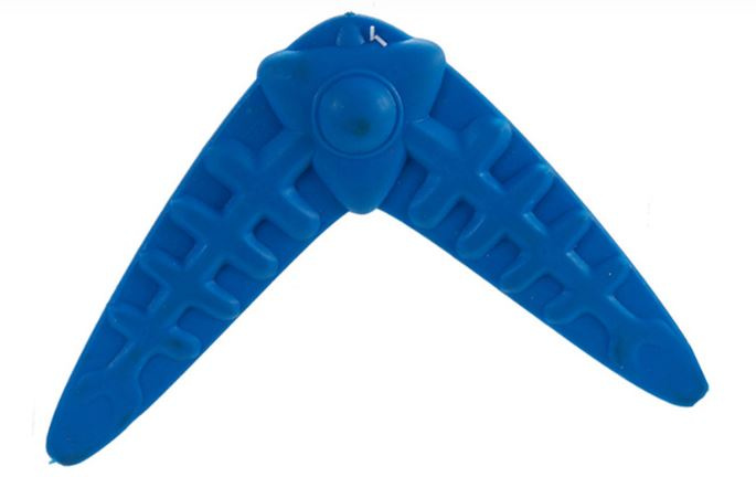 chew toy Boomerang 17 x 11.5 cm blue