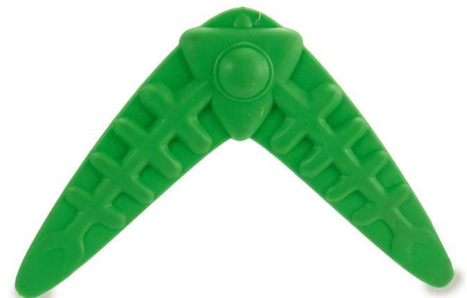 chew toy Boomerang 17 x 11.5 cm green