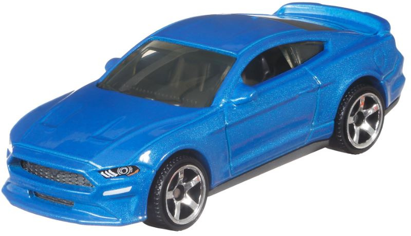 Matchbox model vehicle Ford Mustang scale 1:75 steel blue
