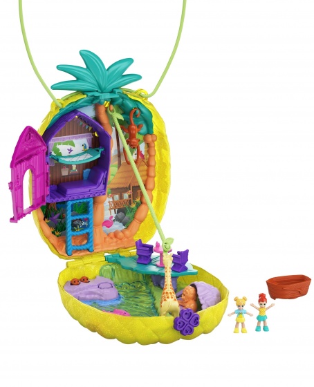 Mattel Polly Pocket Ananás Safari 15 cm