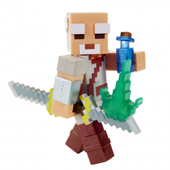 Mattel minecraft Dungeon hracia figúrka junior 8,2 cm hnedá 4-dielna