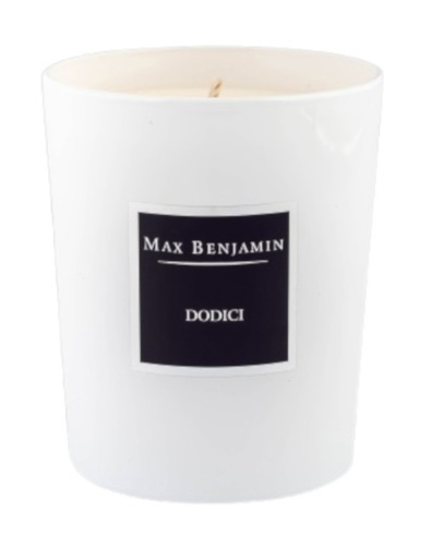 Max Benjamin vonná sviečka Dodici 7,5 cm porcelánová čierna