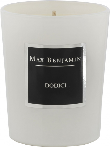 Max Benjamin vonná sviečka Edit Dodici 6,7 x 8 cm čierna