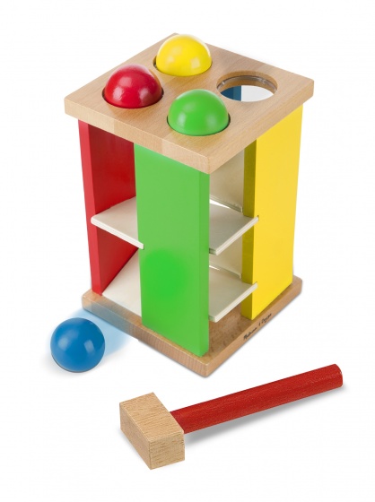Melissa & Doug kladivová lavica s loptičkami