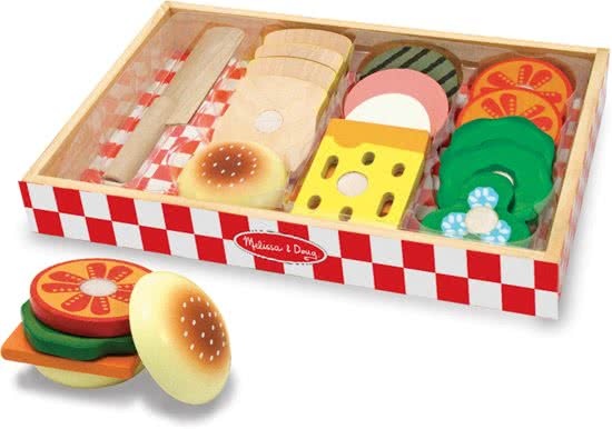 Melissa & Doug sandwich set 18 delig